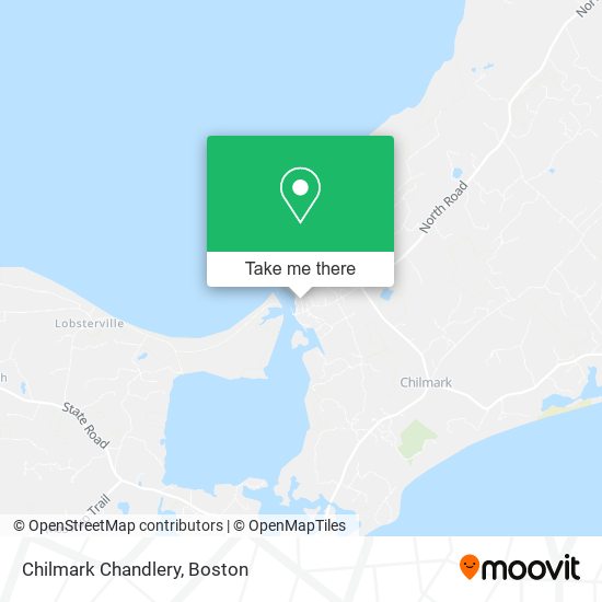 Chilmark Chandlery map