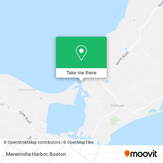 Menemsha Harbor map