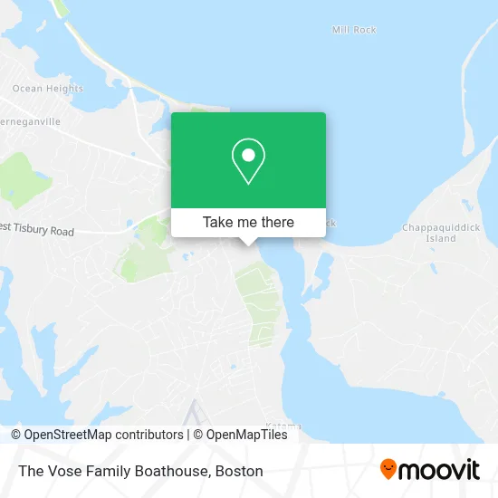 The Vose Family Boathouse map