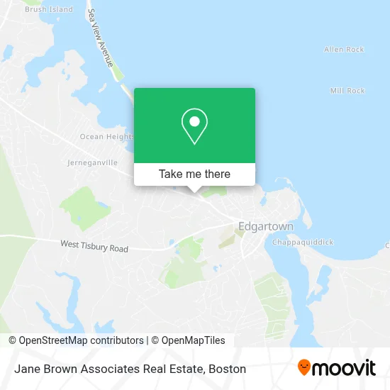 Jane Brown Associates Real Estate map