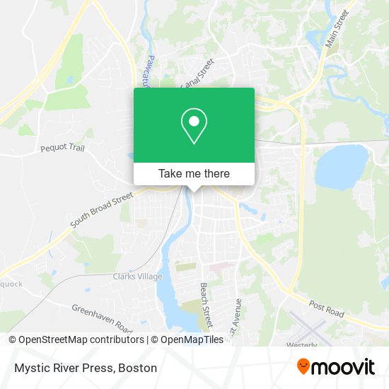 Mapa de Mystic River Press