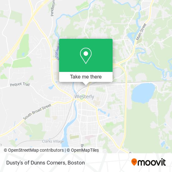 Dusty's of Dunns Corners map