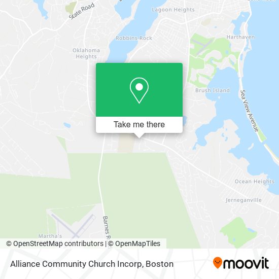 Alliance Community Church Incorp map