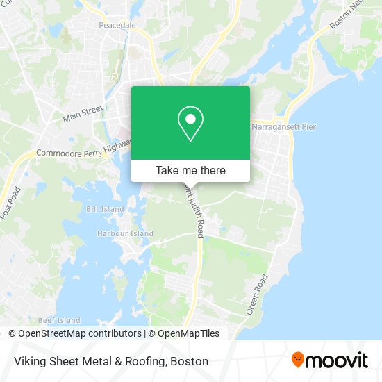 Viking Sheet Metal & Roofing map
