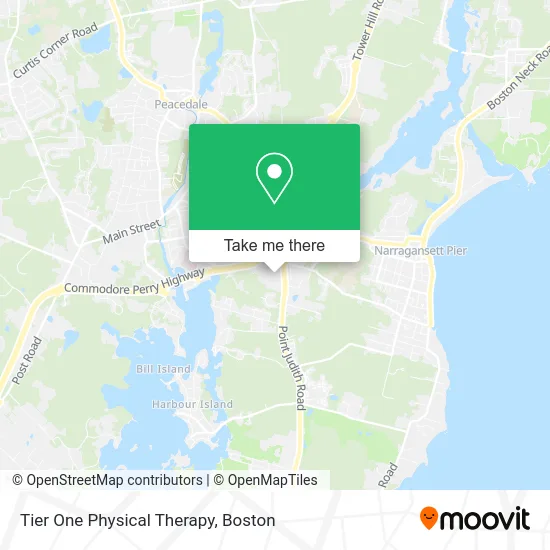 Tier One Physical Therapy map