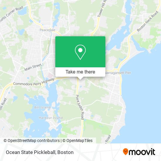 Mapa de Ocean State Pickleball