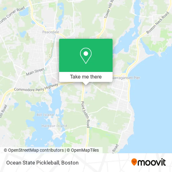 Ocean State Pickleball map