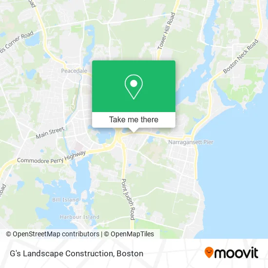 G's Landscape Construction map