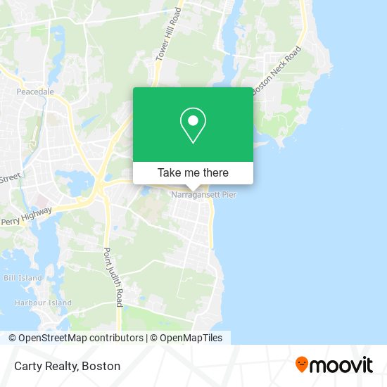 Carty Realty map