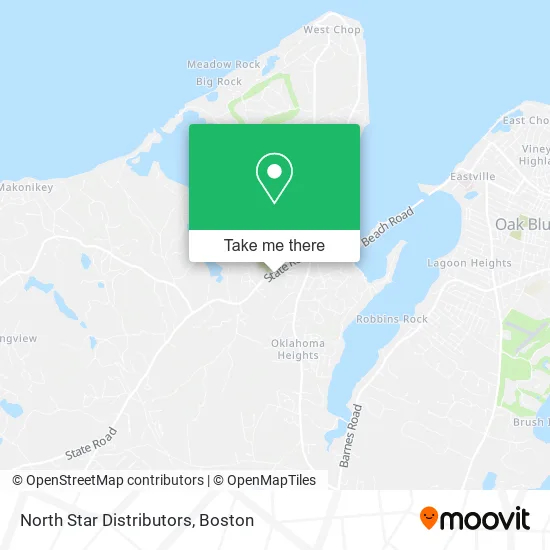 North Star Distributors map