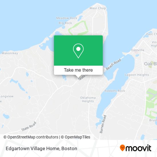 Mapa de Edgartown Village Home