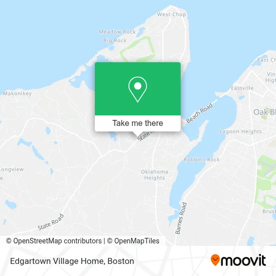 Edgartown Village Home map