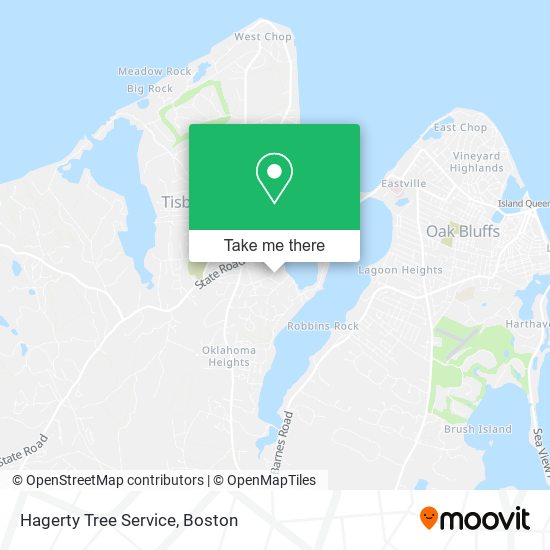 Hagerty Tree Service map