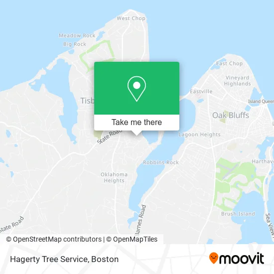 Hagerty Tree Service map