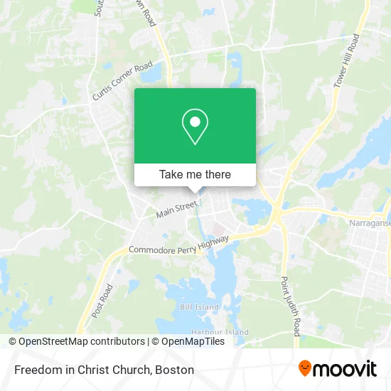 Freedom in Christ Church map