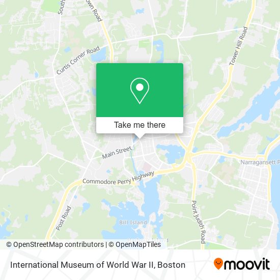 International Museum of World War II map