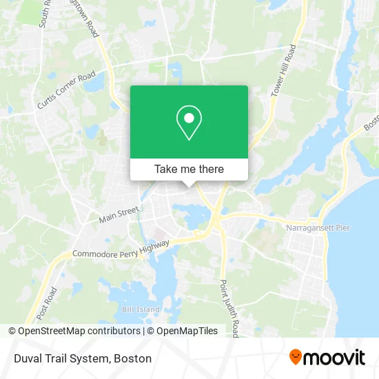 Duval Trail System map