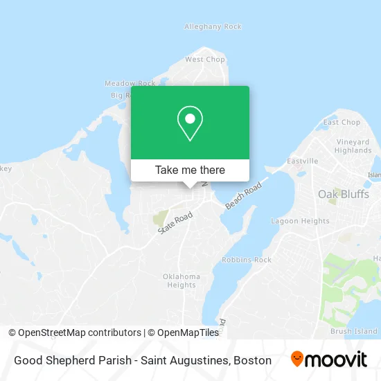 Good Shepherd Parish - Saint Augustines map