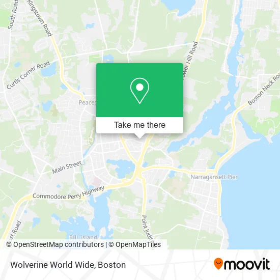 Wolverine World Wide map