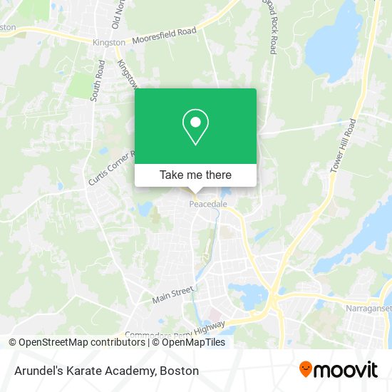 Arundel's Karate Academy map