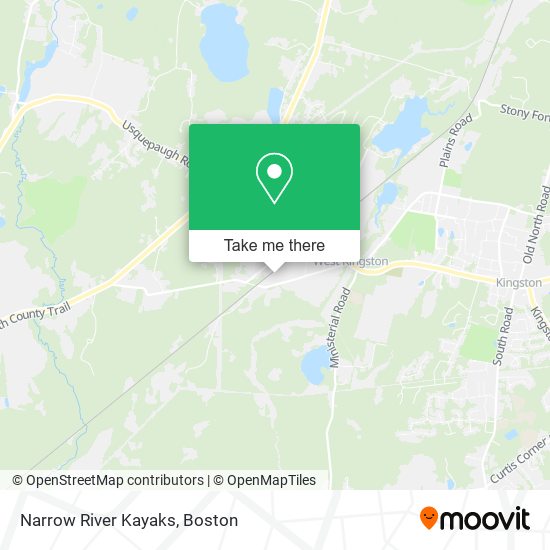 Mapa de Narrow River Kayaks