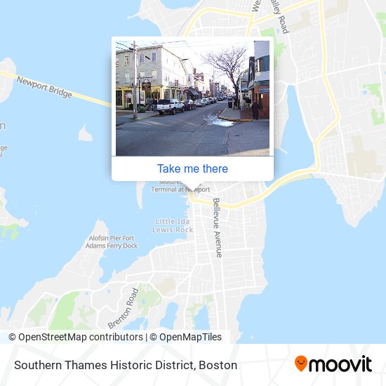 Mapa de Southern Thames Historic District