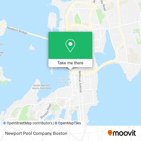 Newport Pool Company map