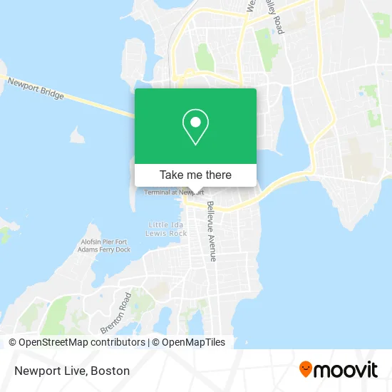 Newport Live map