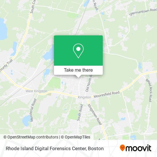 Rhode Island Digital Forensics Center map