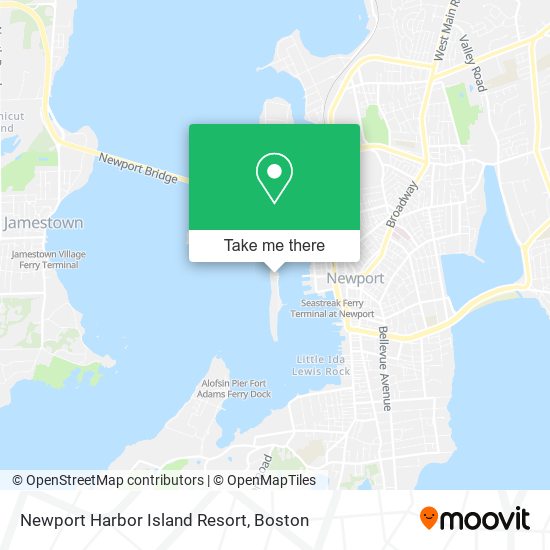 Mapa de Newport Harbor Island Resort