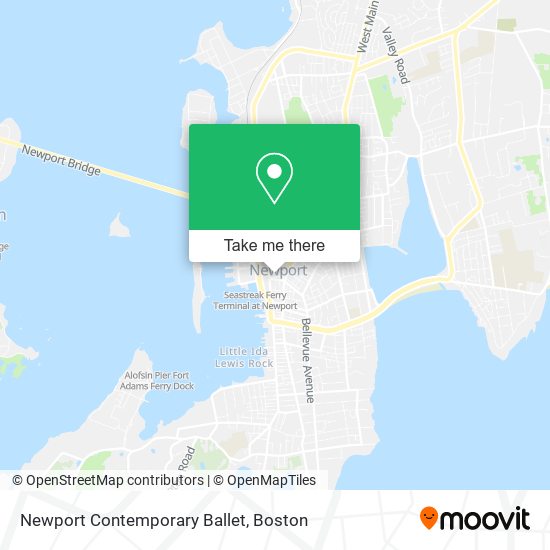 Newport Contemporary Ballet map