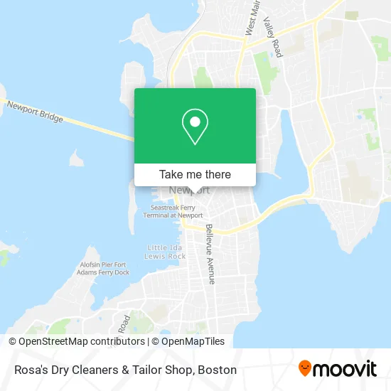 Rosa's Dry Cleaners & Tailor Shop map