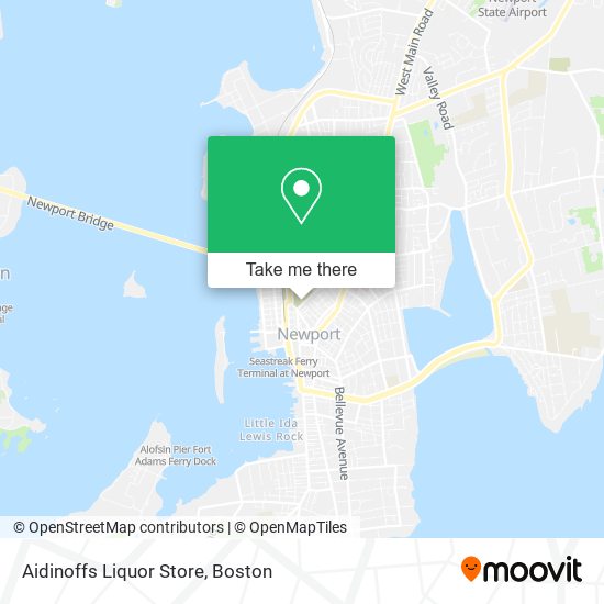 Mapa de Aidinoffs Liquor Store