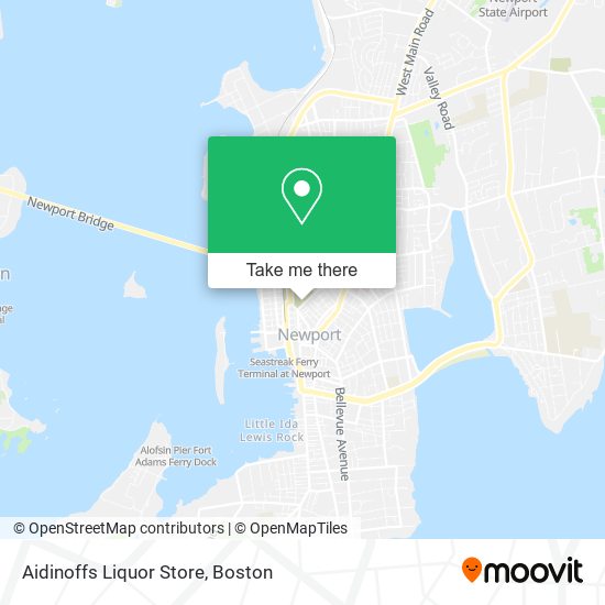 Aidinoffs Liquor Store map