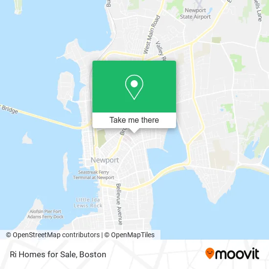 Ri Homes for Sale map