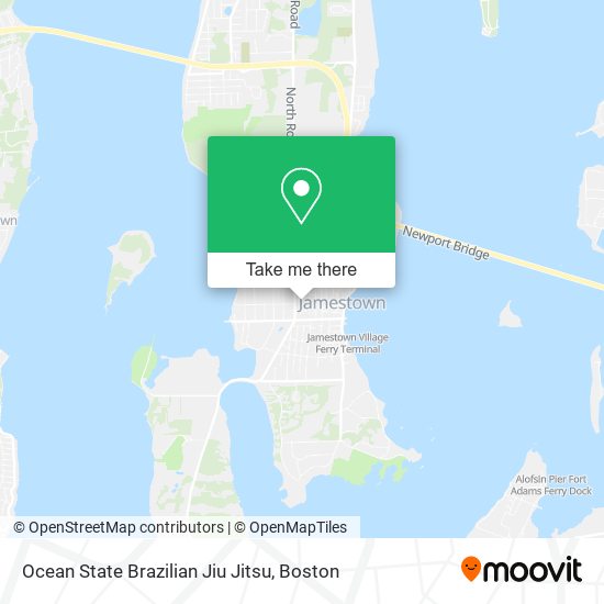 Ocean State Brazilian Jiu Jitsu map