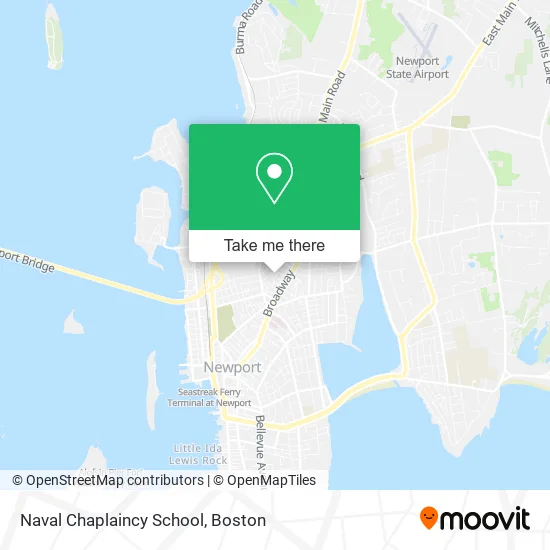 Naval Chaplaincy School map