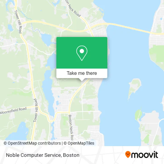 Noble Computer Service map