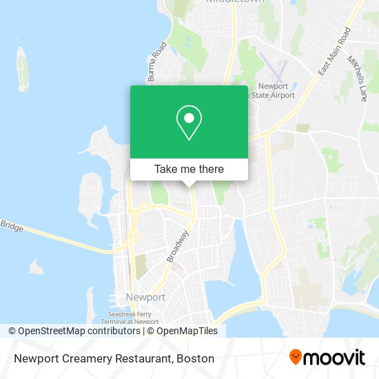 Newport Creamery Restaurant map