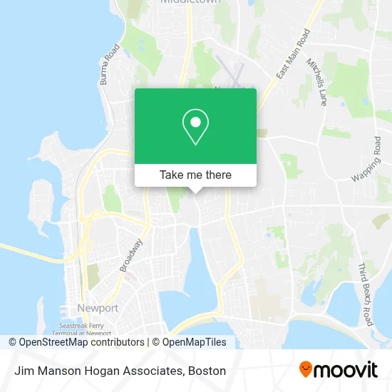 Jim Manson Hogan Associates map