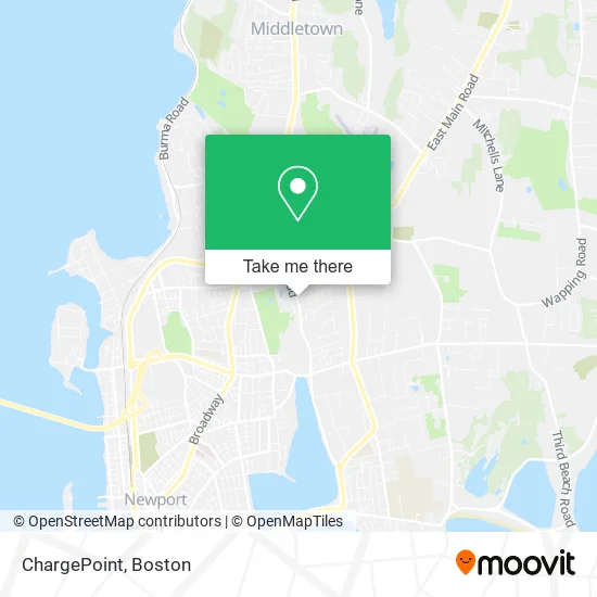 Mapa de ChargePoint