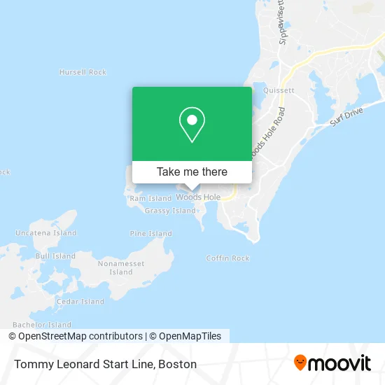 Tommy Leonard Start Line map