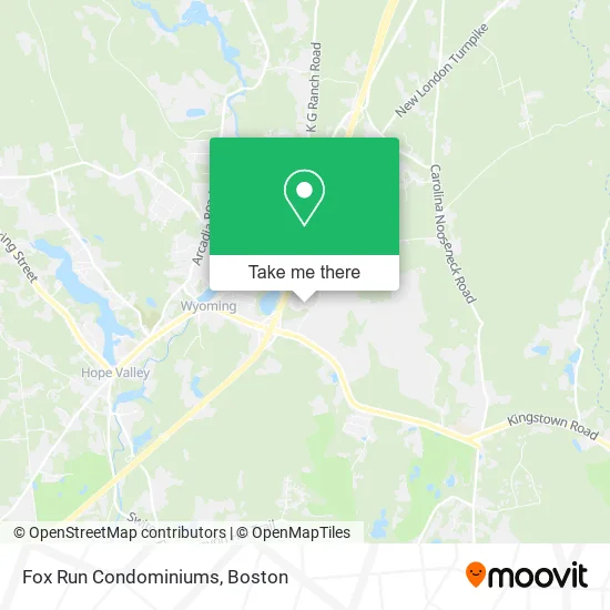 Fox Run Condominiums map