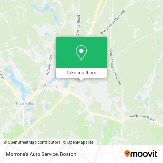 Morrone's Auto Service map