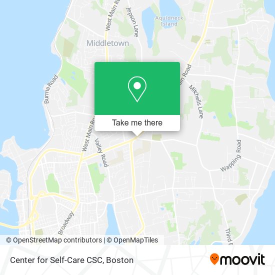 Center for Self-Care CSC map