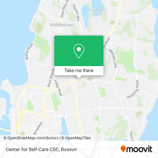 Center for Self-Care CSC map