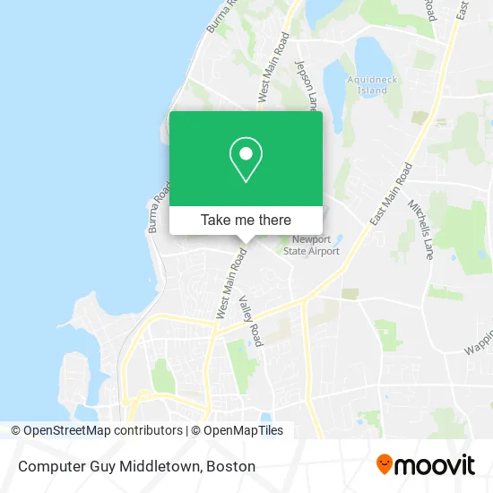 Computer Guy Middletown map