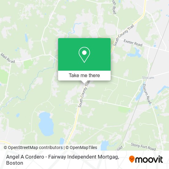 Mapa de Angel A Cordero - Fairway Independent Mortgag