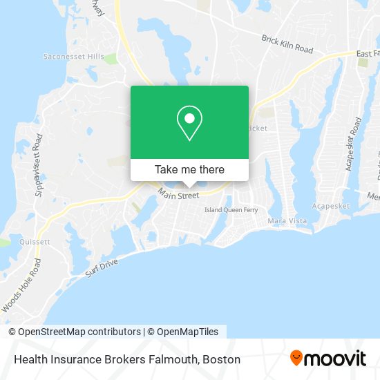 Mapa de Health Insurance Brokers Falmouth