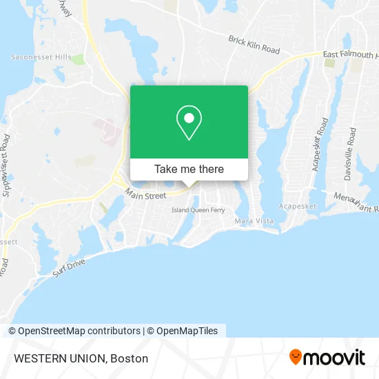 Mapa de WESTERN UNION
